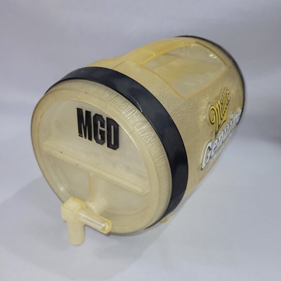 Miller Genuine Draft MGD Barrel Beer Barrel Liquid Water Liquor Dispenser Holder - Picture 3 of 3